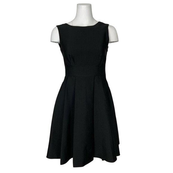 Kate Spade Marilyn Dress 4 Black Bow Sleeveless Mini - Picture 2 of 15